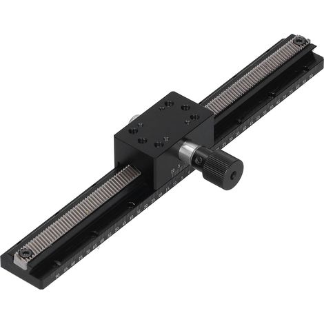Platine linéaire à axe X avec rainure en queue d'aronde, longue course, plateforme de réglage fin, table coulissante HC25-A200 (1/5)