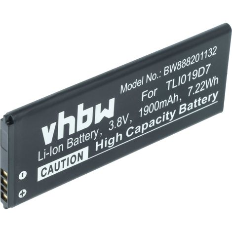 vhbw Akku kompatibel mit Vodafone TLI019D7 Handy Smartphone Telefon (1900 mAh, 3,8 V, Li-Ion) (1/5)