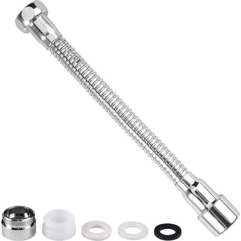 Rallonge de robinet de cuisine 20 cm – Rallonge flexible avec rotation à 360° – Extension de robinet pour cuisine salle de bain et balcon – Installation facile (1/5)