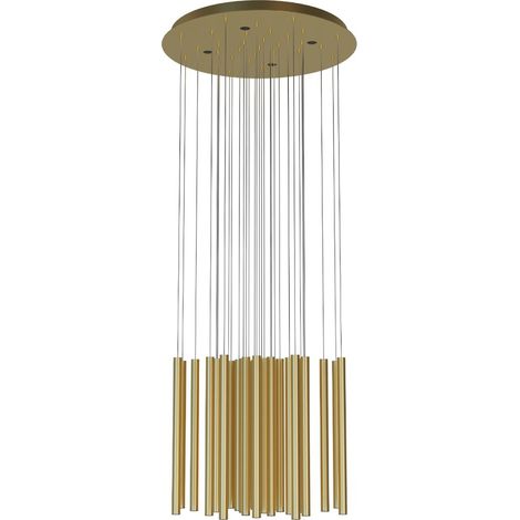 Lampada sospensione Maxlight Organic LED 45W oro dimmer (1/3)