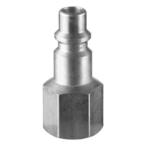 Embout pour raccords rapides pneumatiques PREVOST, Filetage vers Femelle G 3/8 Femelle 3/8pouces ISO B8 en Acier traité ( Prix pour Sachet de 1 )