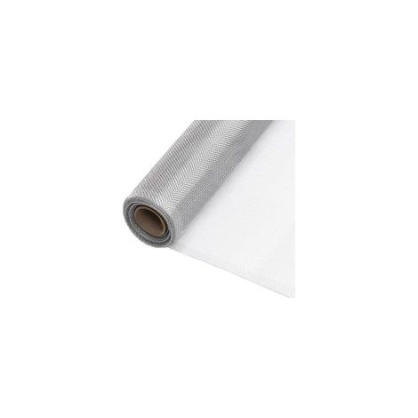 Mosquitera de aluminio de 80x500 cm, color plata - Crezuo (1/4)