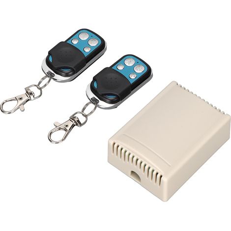 Télécommande RF 4 canaux 433 MHz, émetteur-récepteur sans fil à apprentissage pour éclairage, porte, fenêtre, 12 V (1/5)