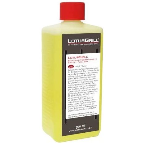LotusGrill Gel Combustibile Etanolo 500 ml Barbecue