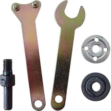 Perceuse électrique 5 en 1 - Adaptateur de meuleuse d'angle - Kit de tige de connexion avec clé - Outil de convertisseur d'arbre variable - Adaptateur de mandrin de 10 mm - Ensemble d'adaptateurs pour (1/5)