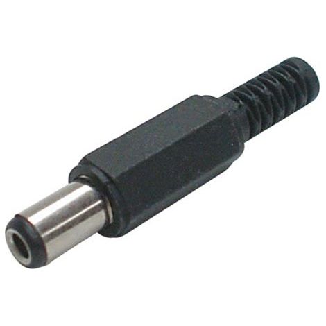 Velleman – Fiche d'alimentation male 2.5 x 5.5 x 9.5mm – CD010 – Connexion à souder – Pack de 25 pièces pour projets électriques - RI4834 (1/2)