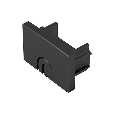Profilo LED Channelline D2 Capuchon Set 2 unità. Nero