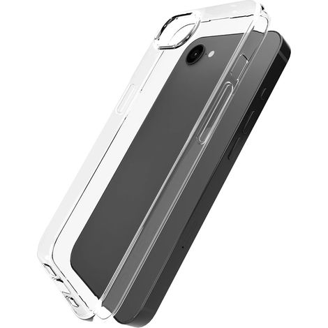 Custodia in silicone trasparente per iPhone 16 (1/2)