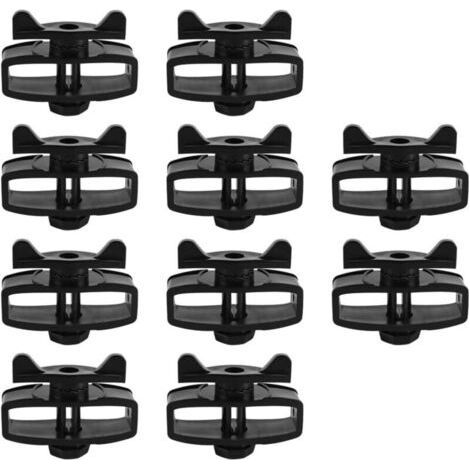 Lot de 10 tendeurs de Fil de clôture électrique, tendeur de Fil à cliquet, tendeur en Ligne, tendeur de Fil à cliquet réutilisable pour Une clôture électrique sécurisée (1/5)