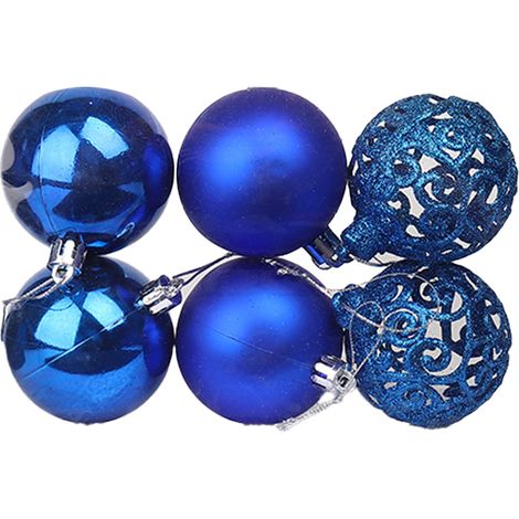 Boule De Décoration De Noël - Lot De 12 Pièces - Pour Arbre De Noël Intérieur Extérieur - Usage Multiple Fêtes Mariage Anniversaire - Réutilisable (1/5)