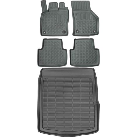 Volkswagen Passat B8 Sedán a partir de 2014 SET - Alfombrillas para coche + alfombrilla para maletero