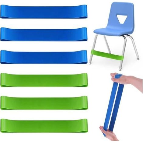 Bande Elastique pour Pieds de Chaise TDAH pour Enfants, Élastique Chaise TDAH, Bande Elastique Musculation, Convient Aux Enfants (1/5)