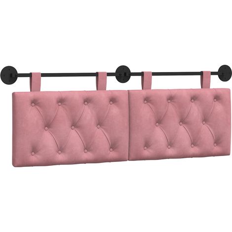 Maison Exclusive - Testiera sospesa Con luce LED Rosa Velluto