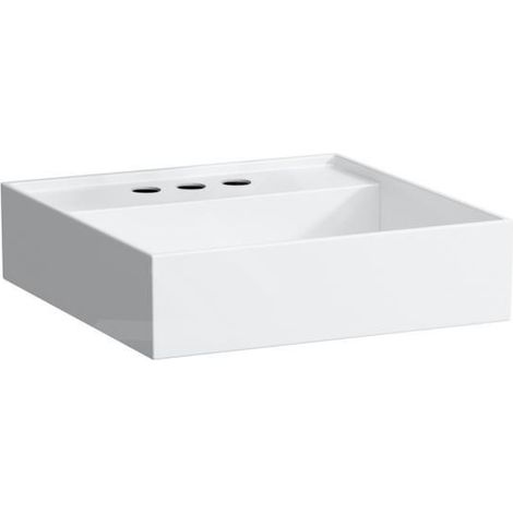 LAUFEN Kartell Lave-mains, encastrable, 3 trous pour robinet, (1/5)