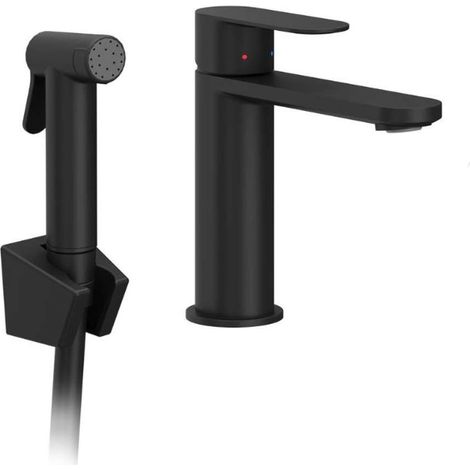Ravak Chrome II - Miscelatore da lavabo con doccetta bidet, nero X070462 (1/2)
