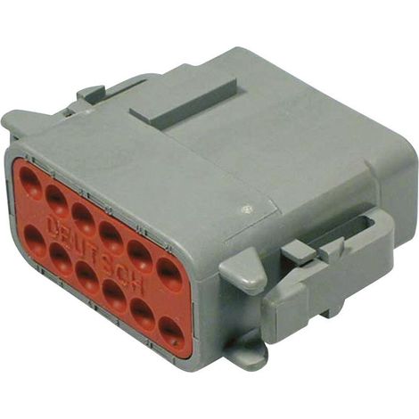 TE Connectivity DTM 06-12 SA Rundstecker Stecker, gerade Gesamtpolzahl: 12 Serie (Rundsteckverbinder