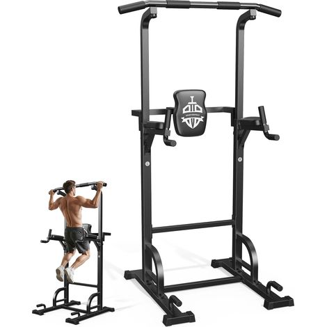 Sportsroyals Power Tower, Dip-Station, Klimmzugstange für das Krafttrainingsgerät im Heim-Fitnessstudio, 204 kg (1/5)
