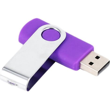 Rotating USB 2.0 128MB Flash Drive Memory Stick Storage U Disk-- (1/5)