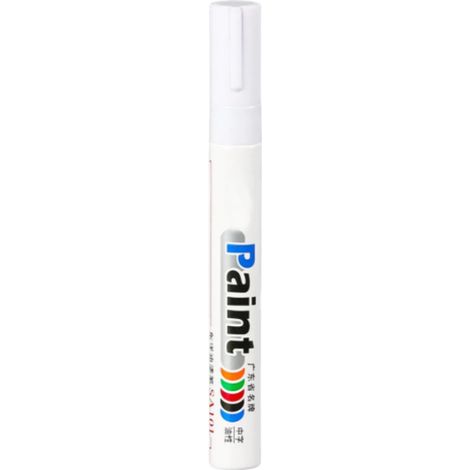 Pintura permanente de 10 horas, 8 ml, tinta indeleble, resistente al agua, para neumáticos, exteriores, metal y vidrio. (1/5)