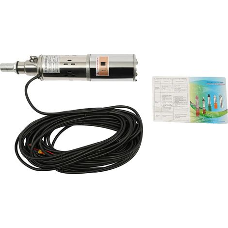 Pompe submersible, haute efficacité, alimentée par énergie solaire, 24V (1/2)