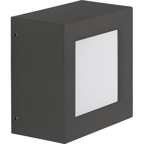 Aplique BOX IP65 LED SMD AC 8.70W 1120lm CRI80 4000K Antracita