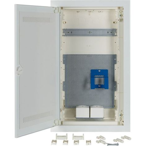 Minidistributore per parete cava Eaton, multimediale, a 3 file, porta piatta in lamiera d'acciaio WLAN, 302547