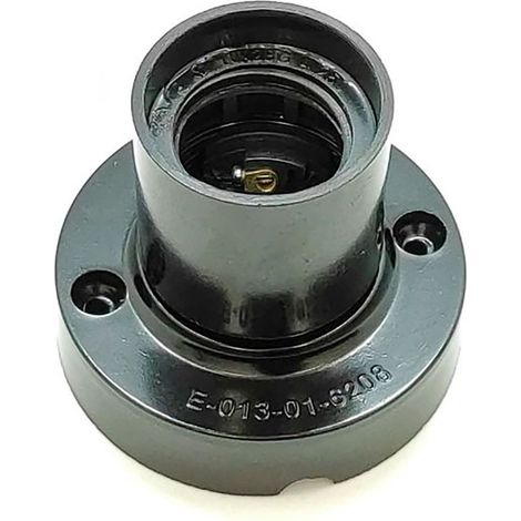 Douille E27 Surface Noire Fixation De Surface, Culot E27 - F-line