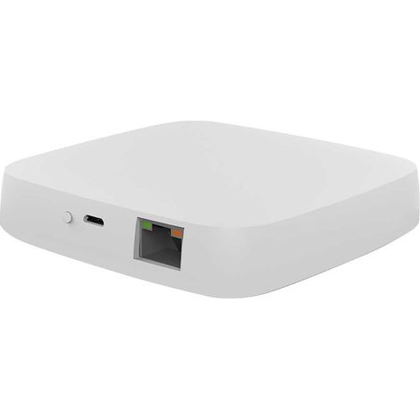 Gateway Con Cavo, ZigBee 3.0, TUYA, Smart Life, 1A, 5V, 94X94X22mm, IP20, SHZ3301