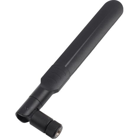 Antenne réseau Wi-Fi omnidirectionnelle double bande 2,4 GHz/5 GHz/5,8 GHz 8 dBi, connecteur SMA mâle (noire) (1/5)