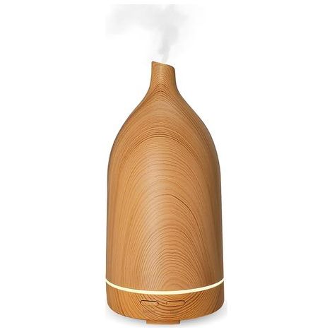 Diffusore di oli essenziali, diffusore elettrico di oli, diffusore per aromaterapia, silenzioso 20dB, diffusore di fragranze per la casa senza BPA con LED, umidificatore per camera da letto, ufficio,  (1/5)