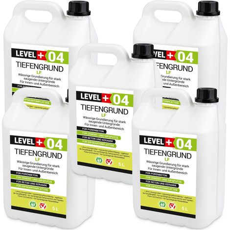 LEVEL+ Universal Grundierung Acryl Tiefgrund Haftgrund L+04 - 25L