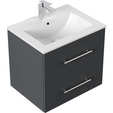 Badmöbel Firenze 60 SoftClose grafit