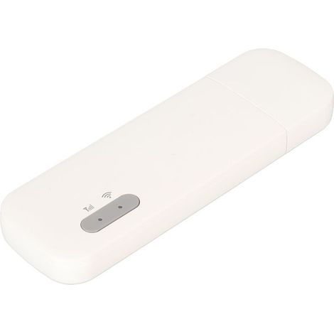 Routeur mobile 4G USB WiFi pour 10 appareils, avec emplacement pour carte Micro SIM, couleur blanche. (1/4)