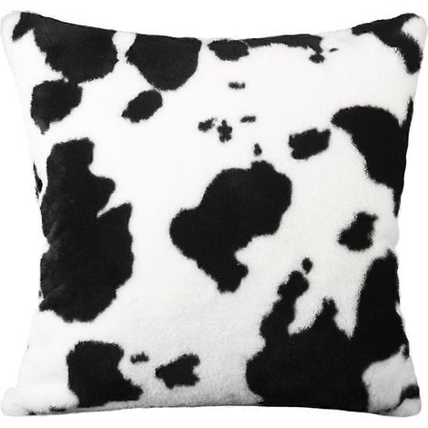 Dekokissenbezüge mit Kuhflecken, quadratisch, für Zuhause-45x45cm-Black (1/4)