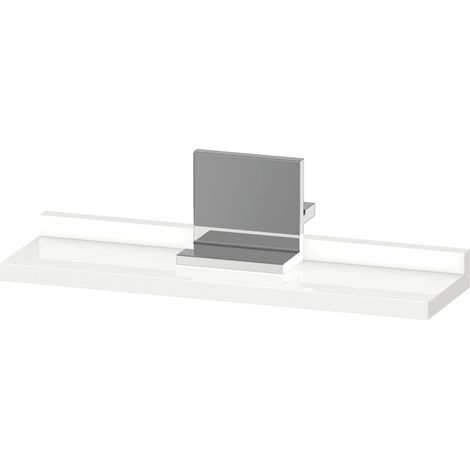 Estante Duravit Sivida, soporte cromado, 400x115x35mm, (1/3)
