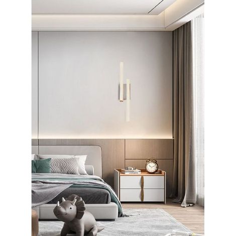 TrAdE Shop Traesio - Applique Parete Onda 10w Plafoniera Moderno Bianco Luce Fredda Naturale Calda E26 - -Bianco Caldo -