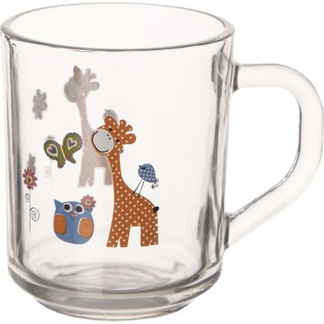 Taza de cristal jirafa de 230 ml (1/4)