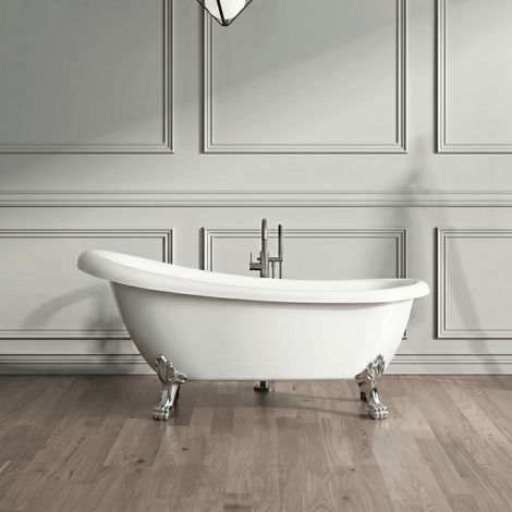 Bañera con patas RICHMOND 171 cm patas LEÓN CROMADAS