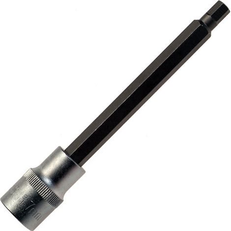 Innensechskant Bit Nuss 6 mm extra lang 140 mm 1/2 Zoll Chrom Vanadium