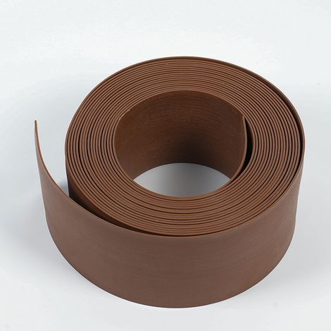 Bordürenrolle mit 10 Heringen, 12 cm x 12,5 m, braun