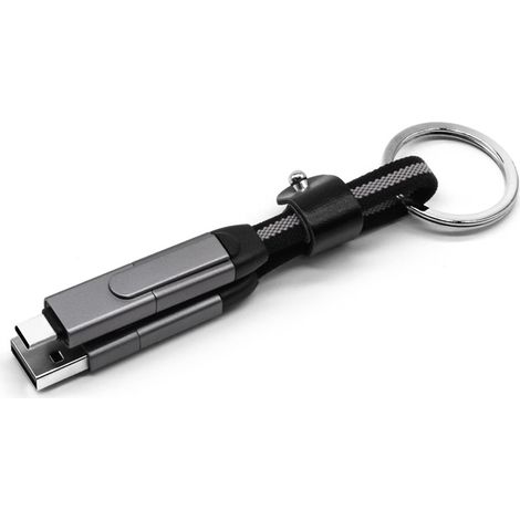Câble porte-clés de charge rapide 6 en 1 (modèle A) (1/5)