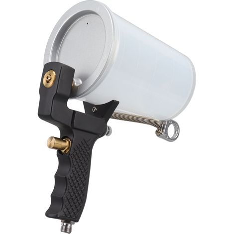 Pistolet à peinture pour gelcoat, en acier allié, portable, avec godet à peinture pour résine et buse FN5 5/32 po, godet grande capacité. (1/5)