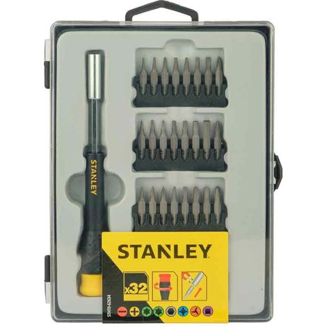 Cacciaviti di precisione con inserti 32 pz Stanley 62634