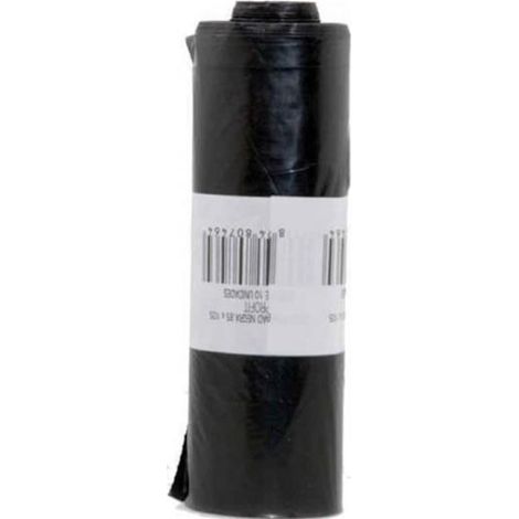 BOLSA DE BASURA COMUN G75 50 L. 70X80 NEGRO -ROLLO 10U-