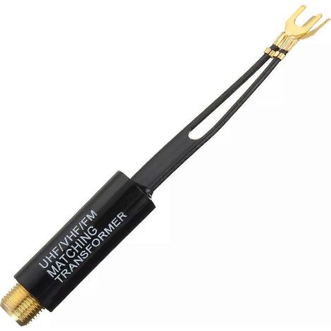 Adaptateur convertisseur d'antenne UHF avec connecteur femelle de type F, compatible avec les antennes HDTV, radio et les pièces automobiles, multicolore. (1/5)