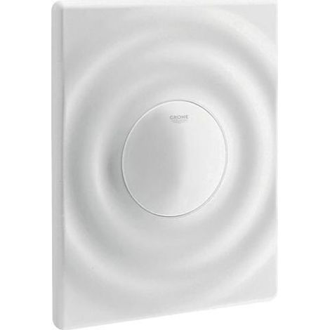 Grohe WC-Betätigung Surf 156x197mm mit Druckknopfbetätigung, Alpinweiß (1/5)