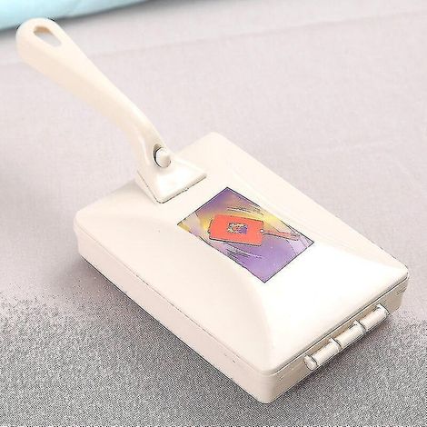 Brosse à miettes de tapis, brosse manuelle pour débris de tapis, brosse de table pour miettes de tapis, balai à miettes manuel - 1 pièce - Beige (1/5)