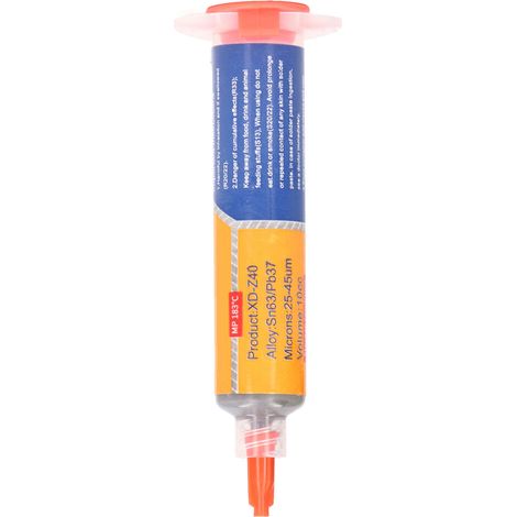 Lötflussmittel-Lötpaste, 10 ml, einfach zu verzinnen, ohne Reinigung, für Elektronikreparaturen (1/5)