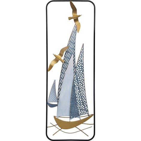 Mural decorativo de pared de metal 31,1x89,5x3,8 (1/5)