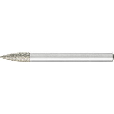 PFERD TOOLS Dia.-Schleifst. Spitzbog. Ø6x18 mm SchaftØ6 mm D126 (mit.) z. Gravur/Schleifen kl. Öffnungen